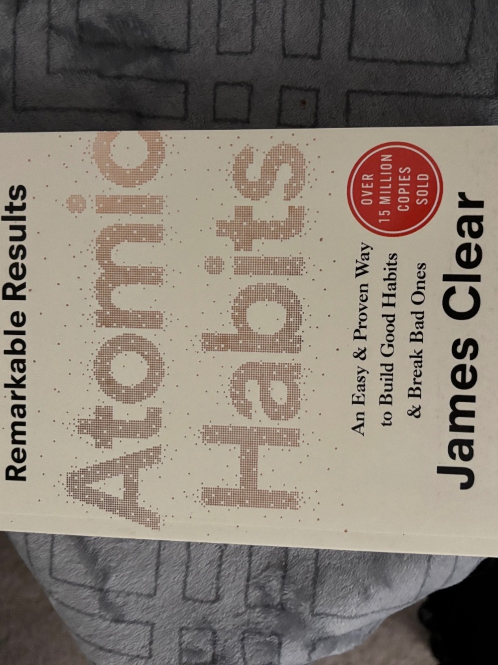 James clear book atomic habits new
